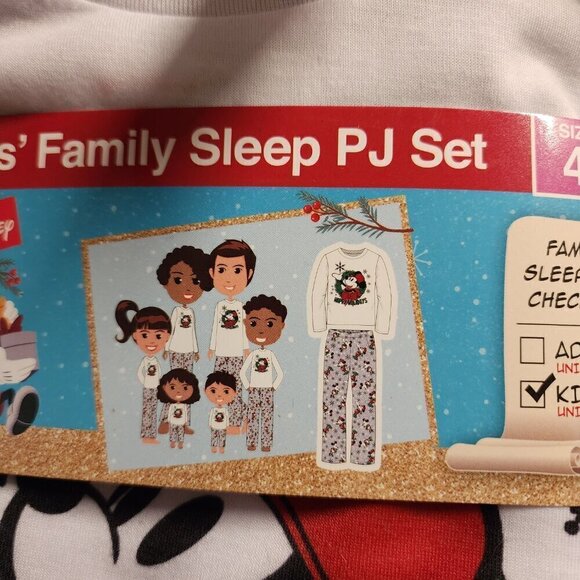 Kids Mickey Mouse Sleep PJ Set - Picture 3 of 3